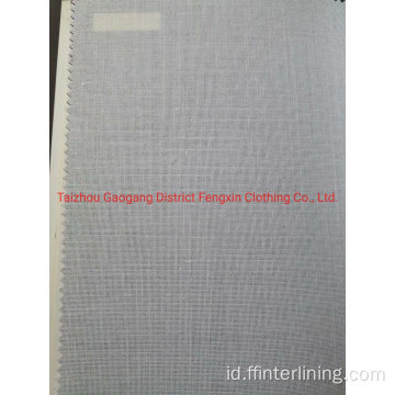 Tenun Fusible Interlining untuk Caps Suit Shirt